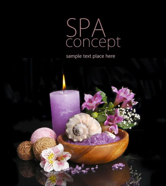 Spa concept in black