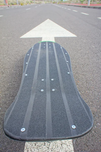 Vintage Style Longboard Black Skateboard