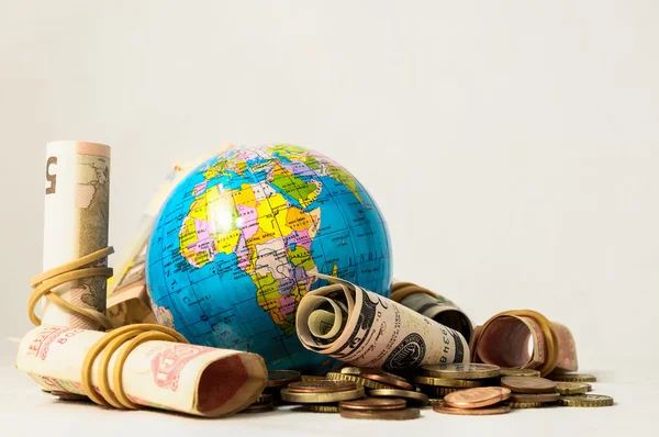 Globe Earth and Money