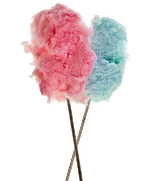 Cotton sweet candy isolated on white — Stock Photo #13999805