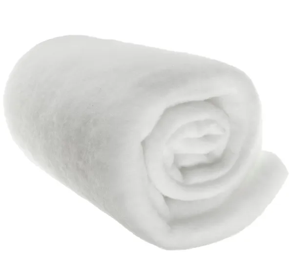 Roll of synthetic polyester material