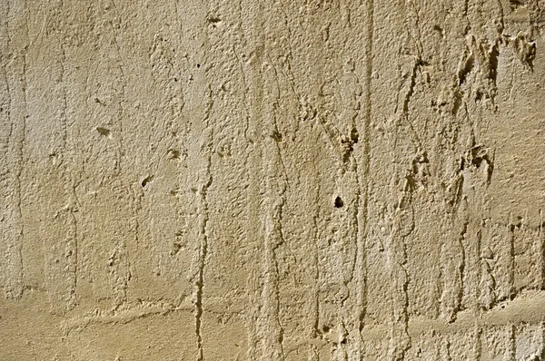 Wet plaster wall surface