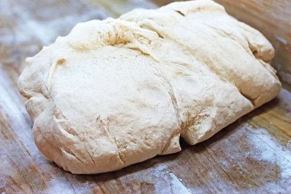 Freshly prepared bread dough