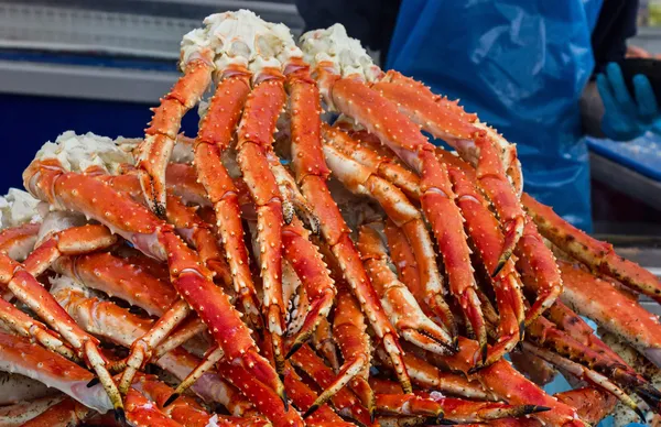 Meat of king crabs
