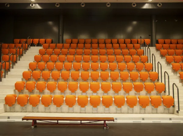 Orange chairs