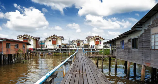 Brunei\'s famed water village