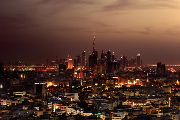 A skyline view of Dubai, UAE from Deira area