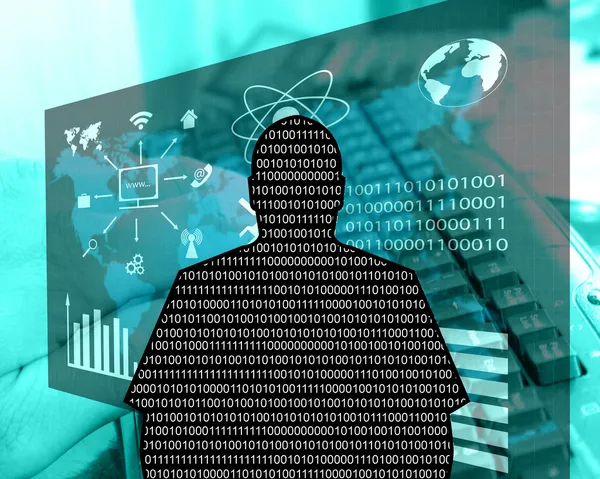 Man - binary code