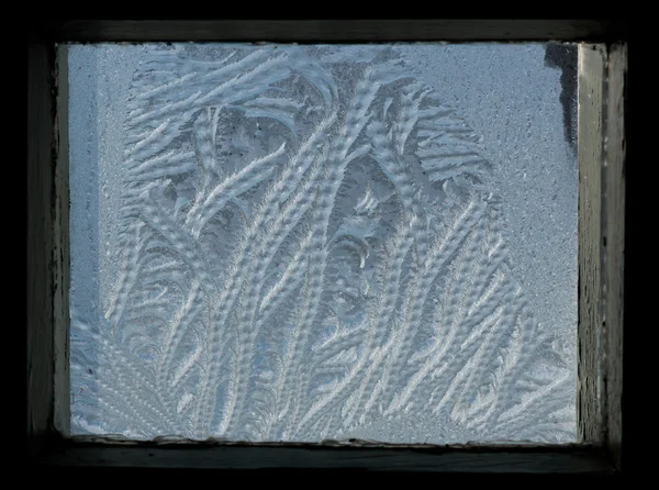 Frosty texture on glass