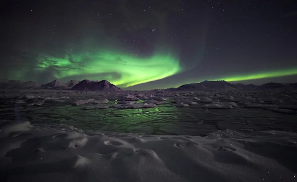 Natural phenomenon of Northern Lights (Aurora Borealis)