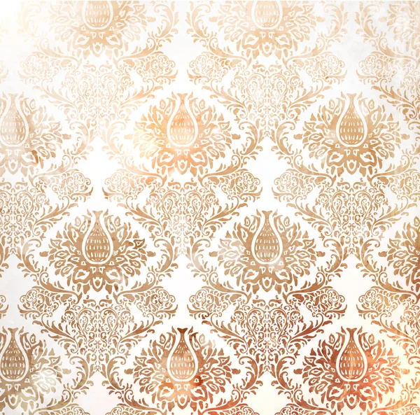 Damask Wallpaper on Elegant Damask Background With Classical Wallpaper Pattern Slightly