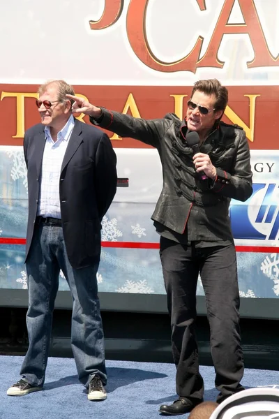 Robert Zemeckis and Jim Carrey