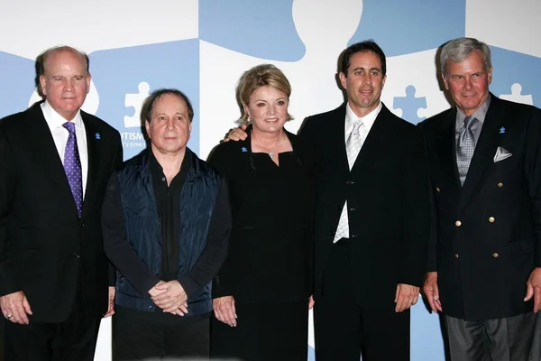 Bob Wright, Paul Simon, Suzanne Wright, Jerry Seinfeld, Tom Brokaw