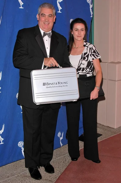 The accountants with the winning envelopes at the 56th Annual Los Angeles Area Emmy Awards