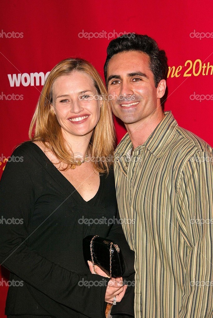Nestor Carbonell and wife Nestor Carbonell and wife