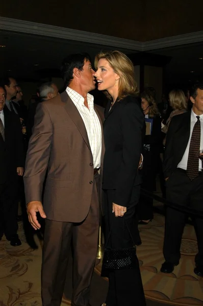 Sylvester Stallone and wife Jennifer Flavin