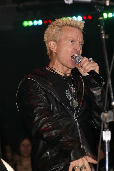 Billy Idol at Vanity Fair In Concert presented by DKNY to benefit Step Up Womens Network, Avalon, Hollywood, CA 11-15-03