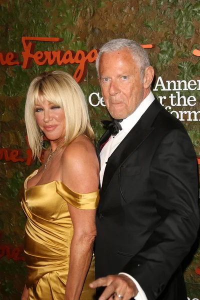 Suzanne Somers and Alan Hame
