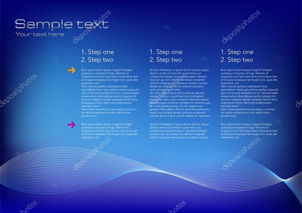 文本的演示文稿布局