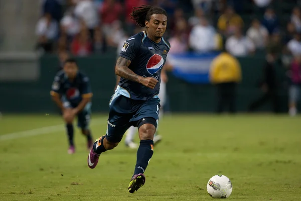 Guillermo Ramirez in action during the game