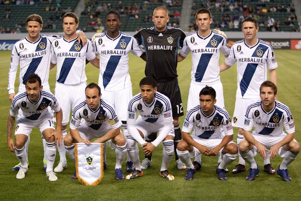 The Galaxy starting 11 before the CONCACAF Champions League game