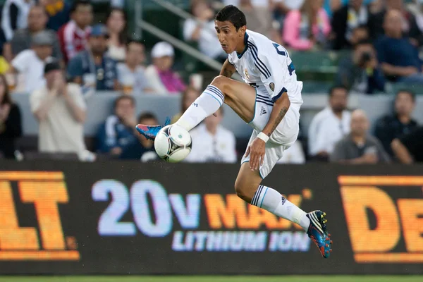 Di Maria in action during the World Football Challenge game