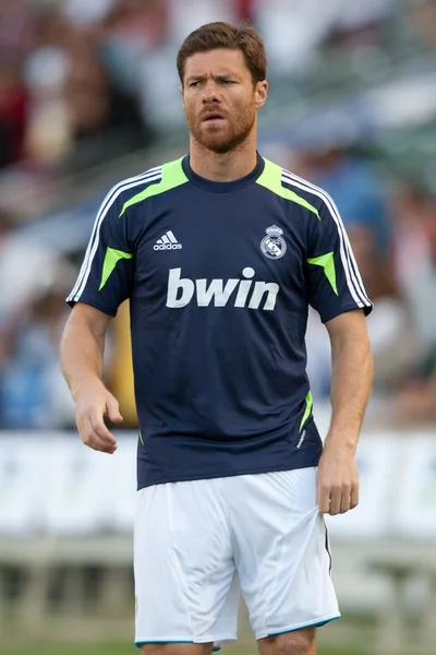 Xabi Alonso before the World Football Challenge game
