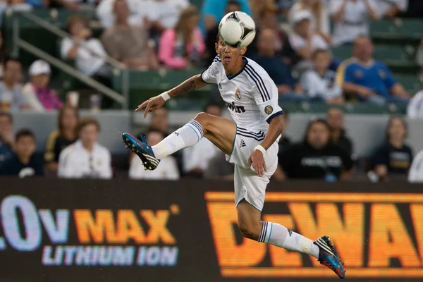 Angel Di Maria in action during the World Football Challenge game