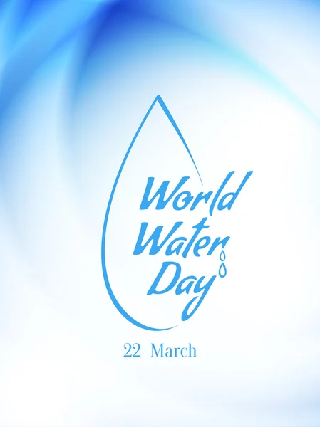 Beautiful card design of World water Day.