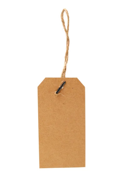 Cardboard tag — Stock Photo #42637043