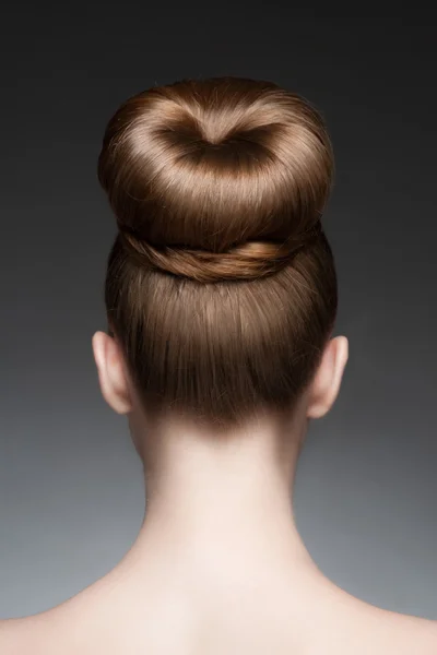 Woman with elegant hairstyle
