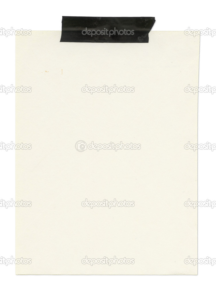 Taped Note