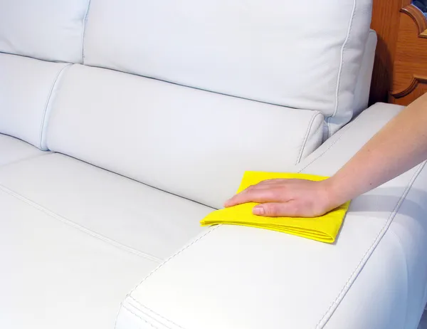 Cleaning a sofa