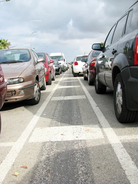 Traffic in a parking