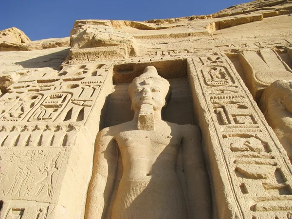 Hathor Temple in Abu Sibel in southern Egypt the temple was a gift of Ramses II for his wife Nefertari