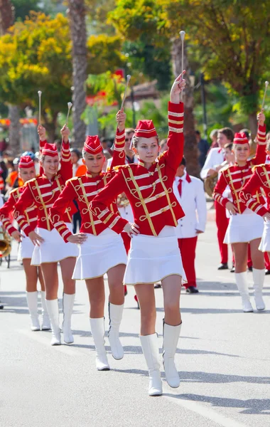 Bulgarian Band marching at Mersin festival