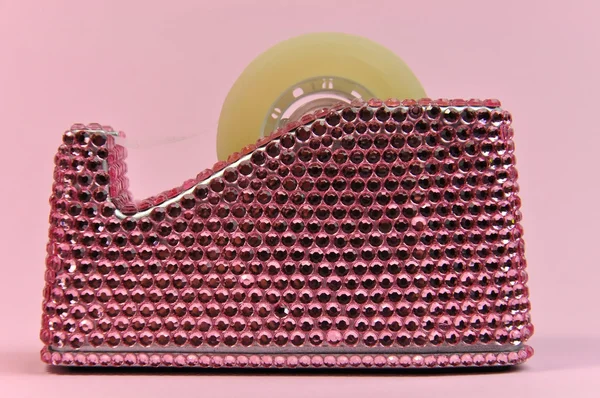 Pink Bling Office Accessory Adhesive Tape Dispenser