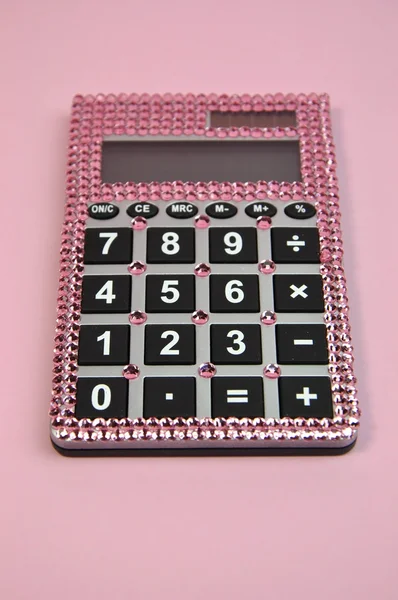 Pink Bling Feminine Calculator — Stock Photo #15436719