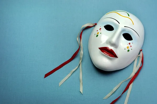 Ceramic mask for actor, theatre concept