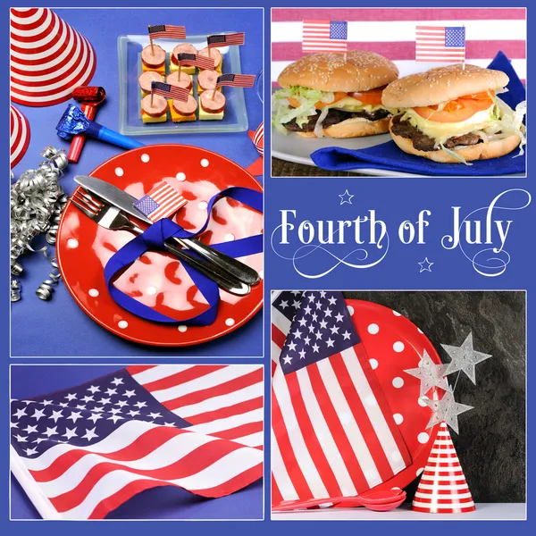 Happy Fourth of July, Independance Day collage