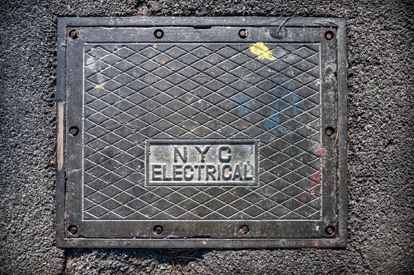 New York City electrical street box cover