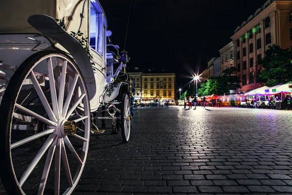 Carriage wheel on main square