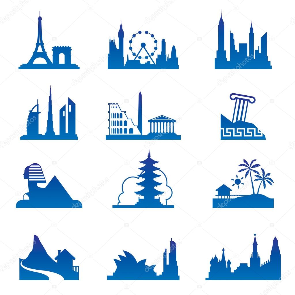 World travel destinations — Stock Vector © angelha 14758549 World travel destinations — Stock Vector © angelha 14758549