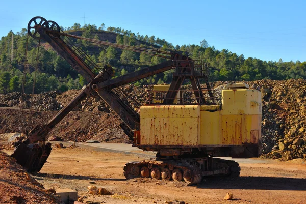Old mining machine