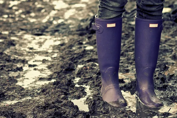 Boots in the mud