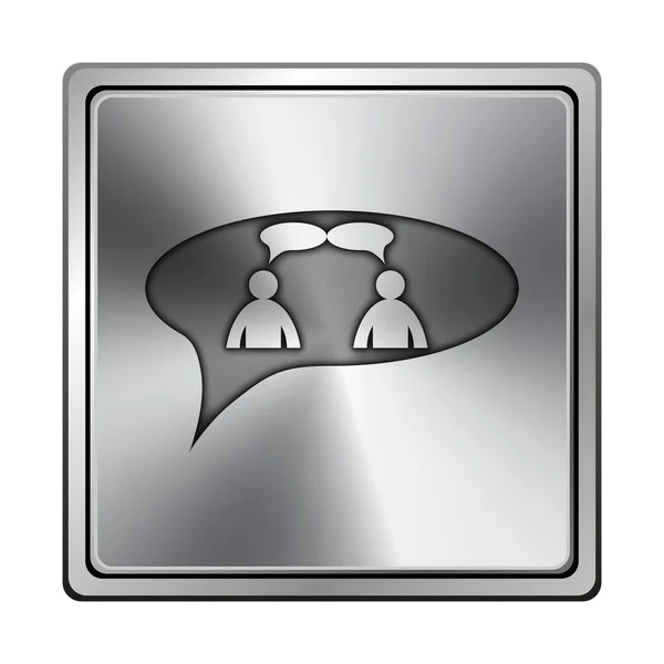 Chat icon - men in bubble