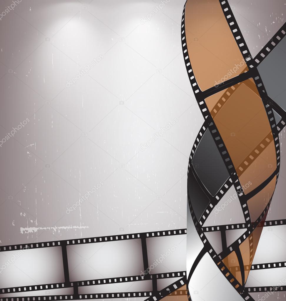 Camera film roll old background vector — Stock Vector © miniMAX 30005473