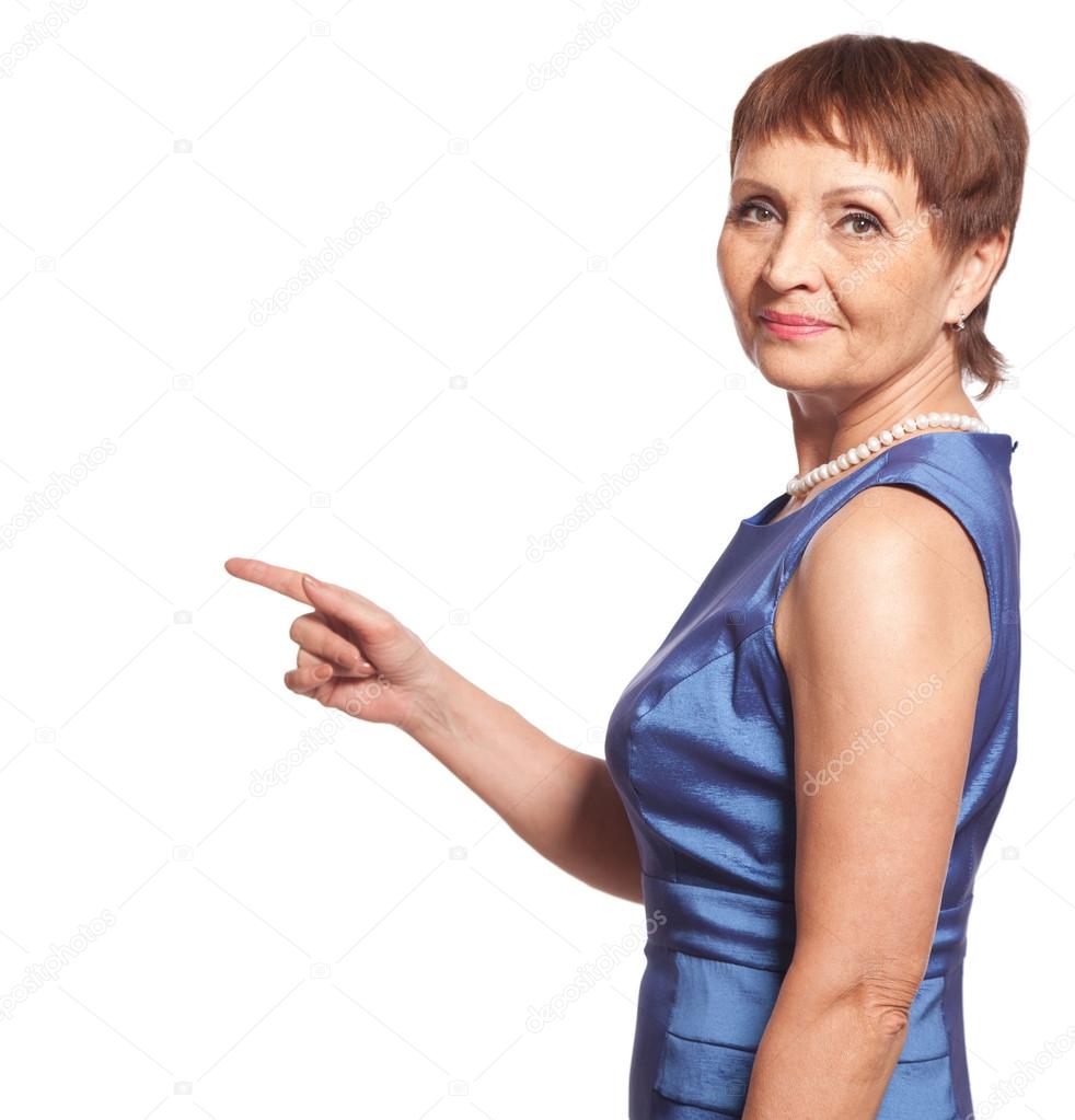 Attractive woman 50 years old — Stock Photo © OlezzoSimona Attractive woman 50 years old — Stock Photo © OlezzoSimona
