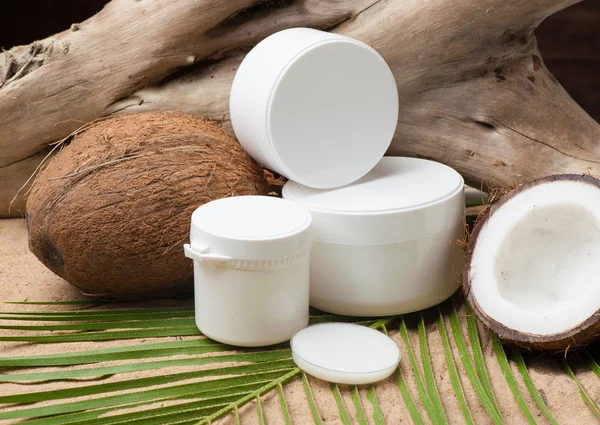Coconut oil with dry and fresh coconut