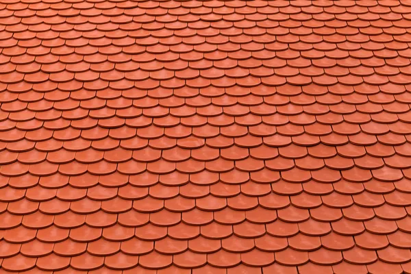 New red roof tiles